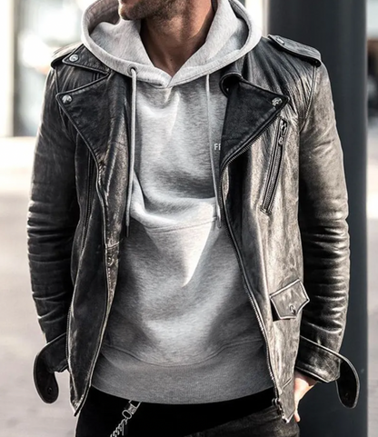 THOMS THREAD | Elegante Premium Lederjacke für Herren
