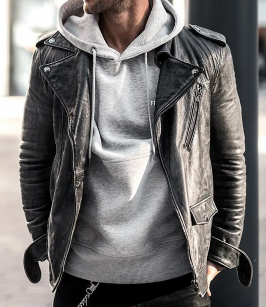 THOMS THREAD | Elegante Premium Lederjacke für Herren