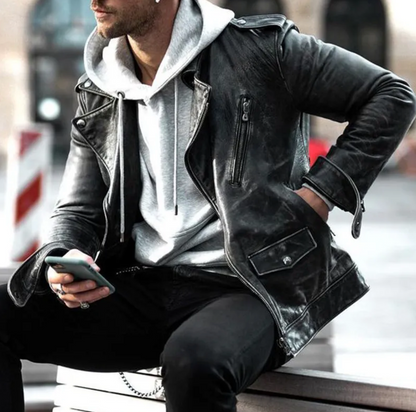 THOMS THREAD | Elegante Premium Lederjacke für Herren