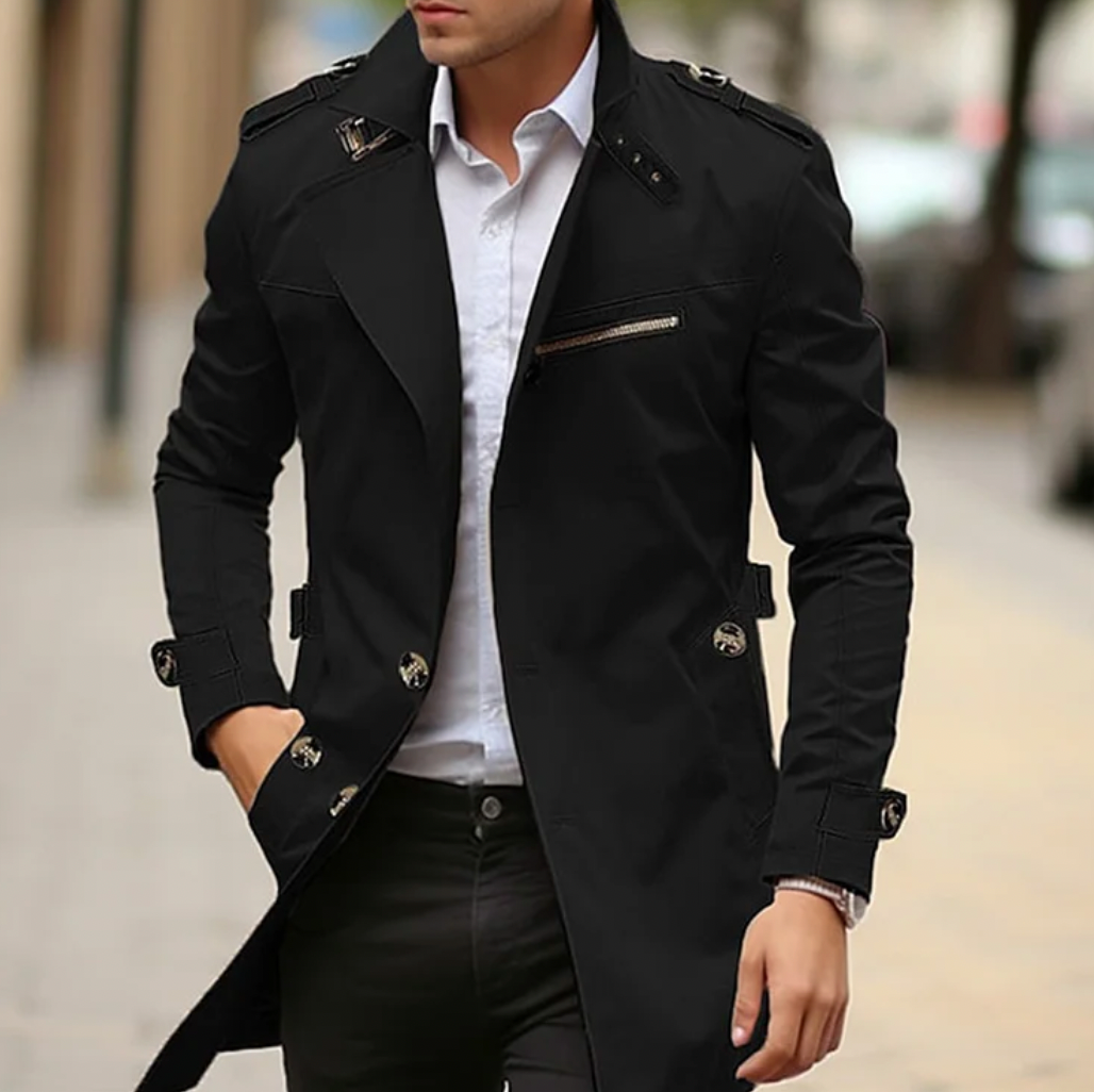 THOMS THREAD | Eleganter Klassischer Herren-Trenchcoat