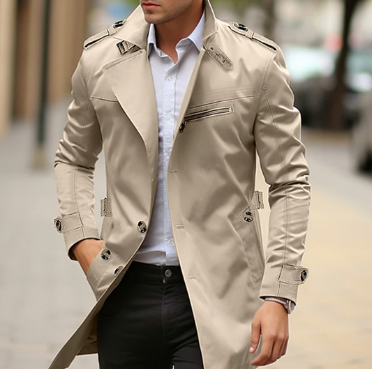 THOMS THREAD | Eleganter Klassischer Herren-Trenchcoat