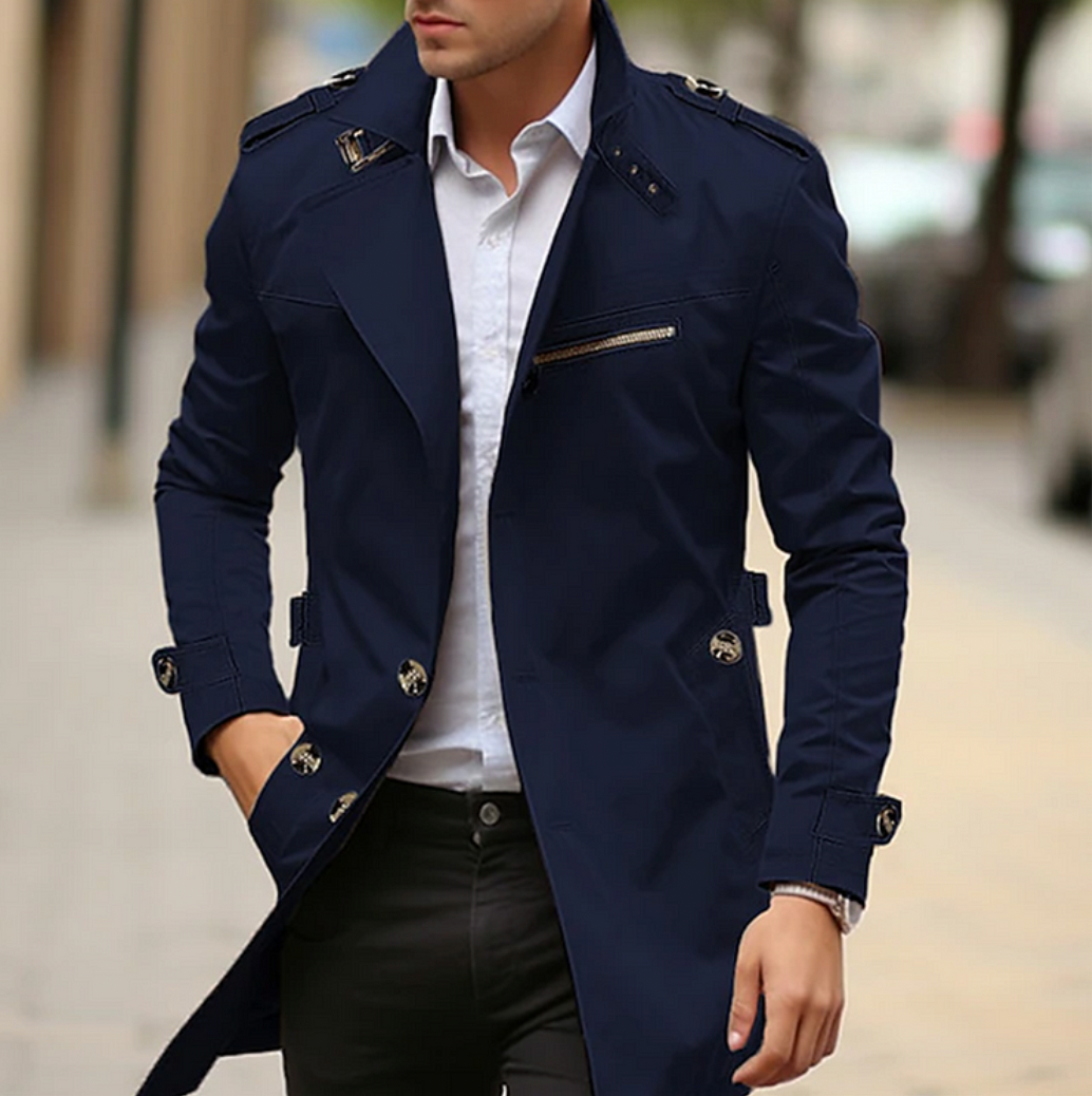 THOMS THREAD | Eleganter Klassischer Herren-Trenchcoat