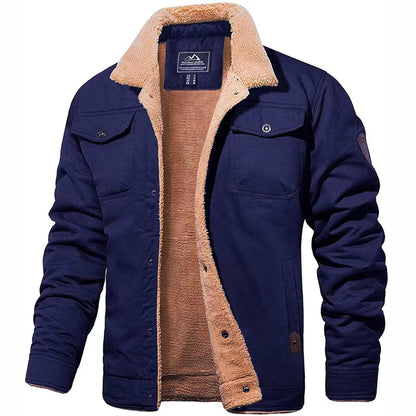 TYVANO | Herren Winterjacke mit Teddyfutter