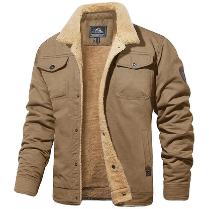 TYVANO | Herren Winterjacke mit Teddyfutter