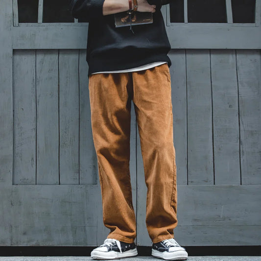 THOMS THREAD | Unifarbene Vintage-Cordhosen