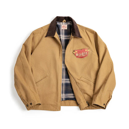 THOMS THREAD | Handgenähte Herrenjacke aus Segeltuch im Retro-Look