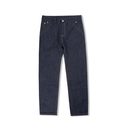 THOMS THREAD | Vintage Selvedge Raw Denim Jeans - 13,5 oz Herrenjeans aus schwerem Baumwoll-Denim, gerade Passform, mit Reißverschluss & Taschen
